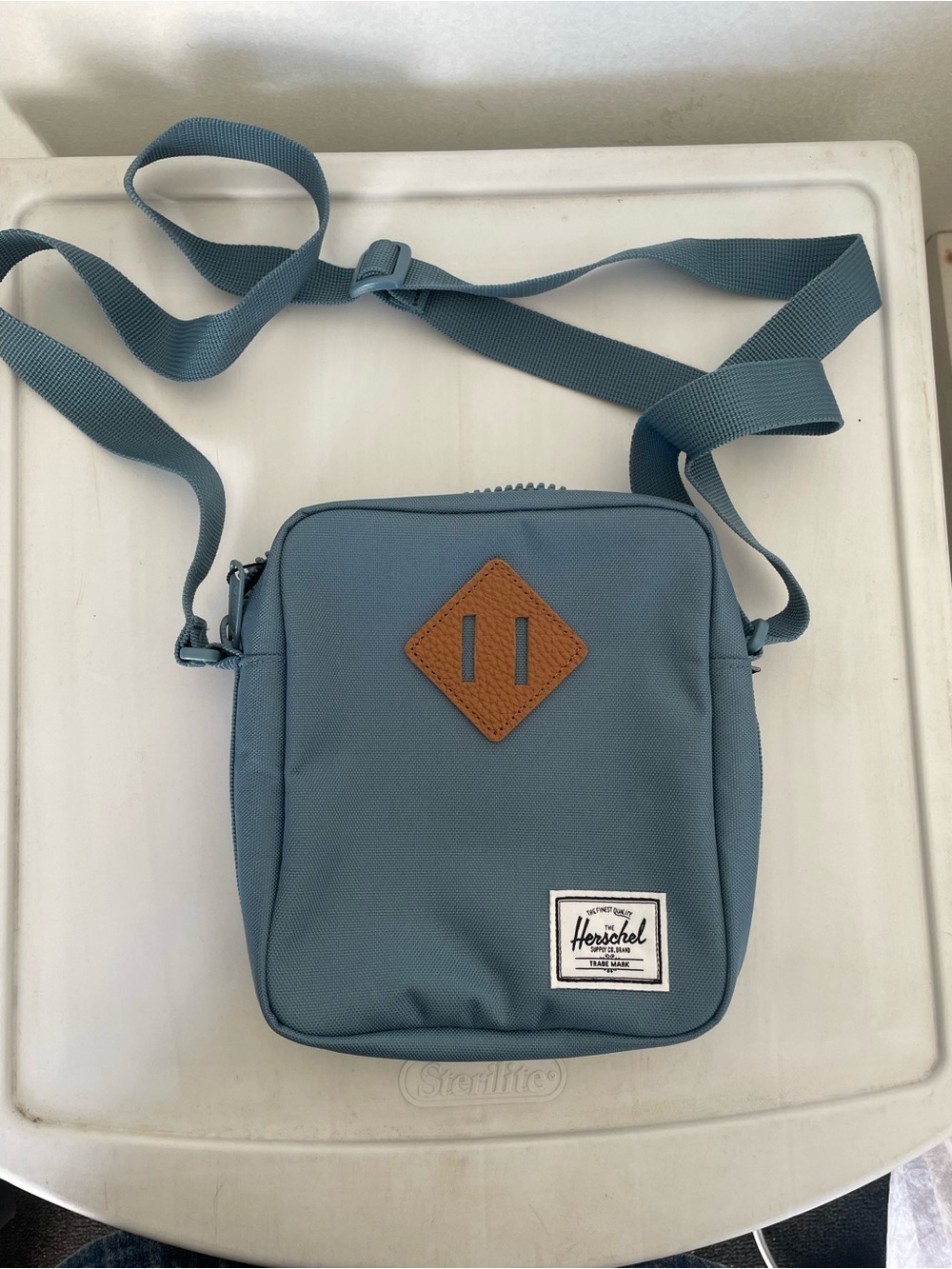 Hershel Blue Crossbody Bag - Compact Everyday Carry